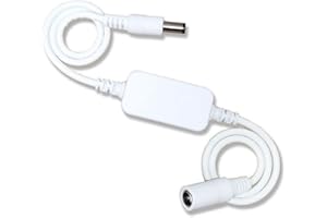 Cenroelon 72-Hour Auto Reboot DC Power Timing Router Routering Timer Reset Tool Fiber Modem DC Power Manager White