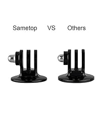 Sametop - Adaptador de trípode compatible con GoPro Hero (2018), Fusion, Hero 7, 6, 5, 4, Session, 3+, 3, 2, 1 cámaras (4 paquetes)