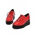 Lucksender Womens Lace-up Platform Fashion Oxfords Shoes With Tassels