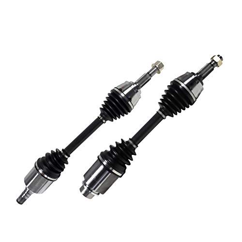 CV Joint Axle Assembly Front Pair Set of 2 CV Axles Fit Nissan Murano S SE Sport AWD 3.5L V6 03-07 Replacement No. NCV53600 NCV53599