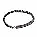 Oinsi Merry Christmas Gift -Stainless Steel Cremation Bracelet Ashes Holder Keepsake Jewelry with Gift Box (Black)