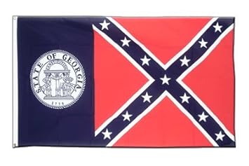 USA Georgia alt Flagge, amerikanische Fahne 90 x 150 cm, MaxFlags®