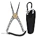 Lixada Aluminum Fishing Pliers Braid Cutters Split Ring Pliers Hook Remover Fish Holder with Sheath and Lanyard (Optional) (Silver-7.87inch)