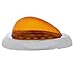 Partsam Side Amber LED Marker & Turn Signal Light Clearance w Chrome Bezel For Freightliner Century/Columbia 15 LED, High Low Brightness, For Front Fender or Hood Side Use