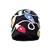 M AOMEIQI Unisex Warm Skull Cap LED Light Up Beanie 3 Modes Flashing String Lights Knit Hats for Christmas