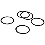 Black Metal Bra Strap Rings - 3/4