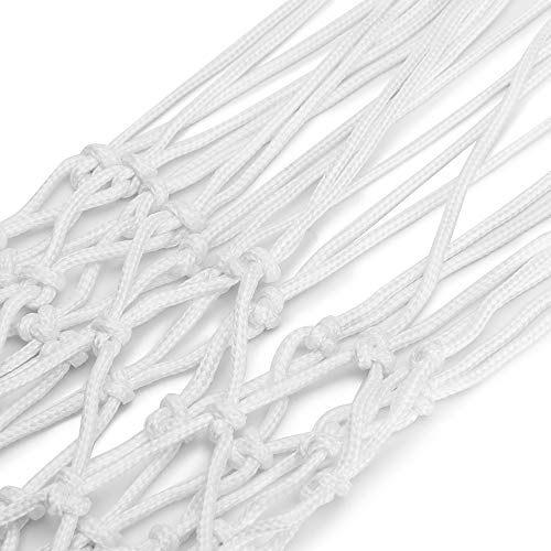 image for Agirlvct 2 Pcs Basketball Net Replacement Glow in The Dark,Heavy Duty 