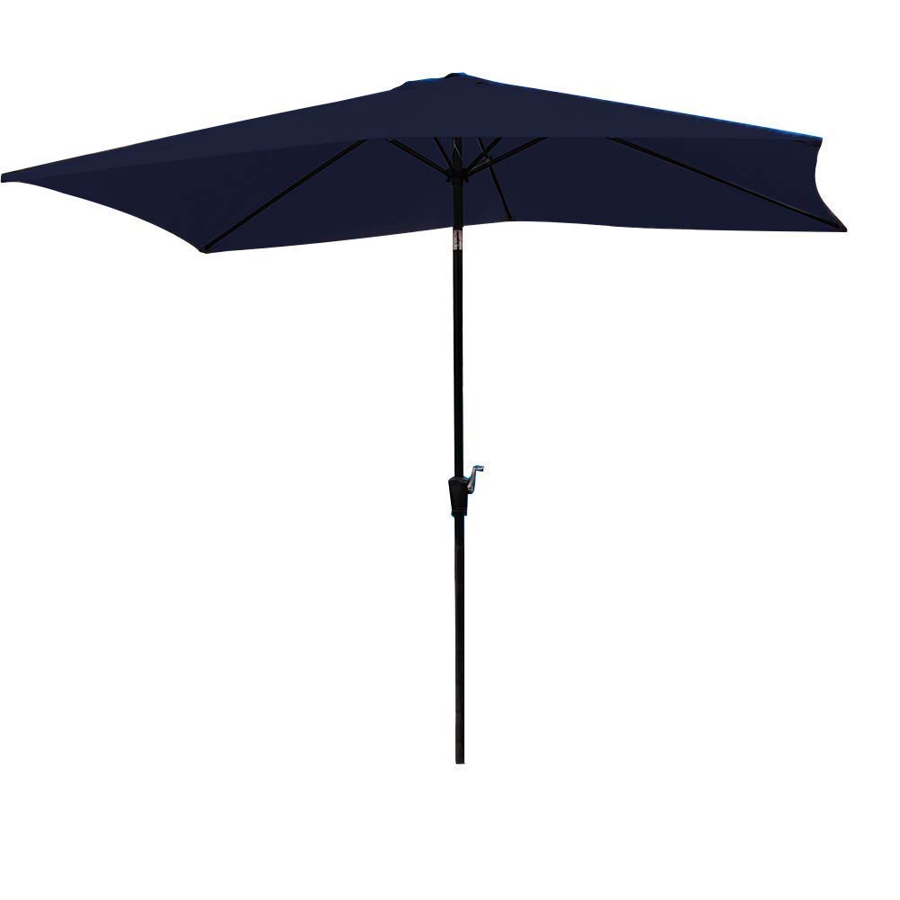 Garden Parasol Umbrella,sunshade, umbrella PananaHome 2 x 3M Square Garden Patio Parasol Sun Shade Umbrella with Crank and Tilt Mechanism Outdoor Balcony