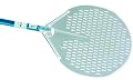 Professional 13-inch Perforated Circular Pizza Peel with 20" Handle