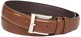 Florsheim Men's Big-Tall Pebble Grain Leather Belt 32MM, Cognac, 56