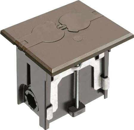Arlington Flbaf101br 1 Adjustable Floor Box Kit With Outlet And