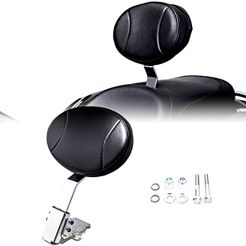 Adjustable Plug-In Driver Rider Backrest Kit For For Victory 2010-2017 Cross Country Models