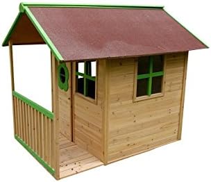 Kinderspielhaus Sascha Spielhaus Aus Holz Amazon De Garten