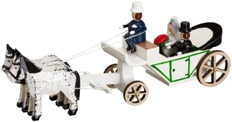 Wedding carriage horse and cart miniature horse-drawn vehicle horse and carriage 80/006 NEW