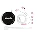 LilGadgets Wired Ear Buds for Kids - Safe & Comfortable, Volume Limited, Wired Earbuds for Kids with an in-Line Microphone, Travel Case, and Splitter - Pink