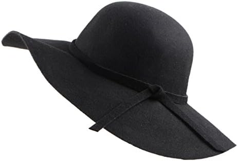 New Ladies Black Nine West Floppy Wool Felt Hat (O/S) s-l400.jpg main image 2