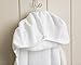 Snow Angel Cushioned Baby Bath Towel with Adjustable Hood and Padded Back Panel for Infant Safety