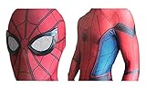 ComicCosplay Spider-Man Homecoming Cosplay | Homecoming Spiderman Cosplay | Premium Lyrca Zentai Cosplay (X-Large, Homecoming)