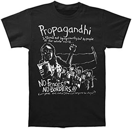 Propagandhi - Mens No Borders No Fences T-Shirt