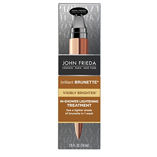 John Frieda Brilliant Brunette Visibly Brighter In-Shower Lightening Treatment, 1.15 Ounce
