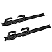 US85 Direct 2X 6.3 AMG Genuine Emblem Fender Left& Right Adhesive Logo Badge Nameplate Decoration Sport for Mercedes-Benz OEM ABS (Matte Black)