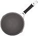 Circulon Momentum Hard-Anodized Nonstick 2-Quart Covered Straining Saucepan with Pour Spouts - Gray