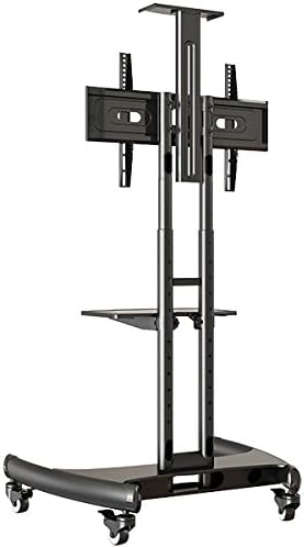 AV Mobile LED LCD Plasma Flat Panel TV Cart /Steel/Black (32-65")