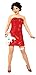 Secret Wishes  Betty Boop Costume With Wig, Red, X-Small