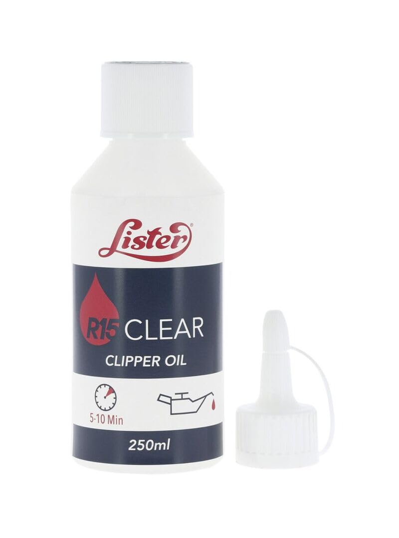 Lister Shearing R15 Clear Clipper Oil 250ml - Clear, 250ml