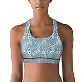 WSDFG Mint Tropics Sunmer Yoga Bra for Women Vest