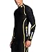 SKINS A200 Men's Thermal Long Sleeve Compression Top with Zip Mock Neck
