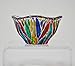 Murano Glass Fire Bowl - Hand Painted Bowl Made In Italy