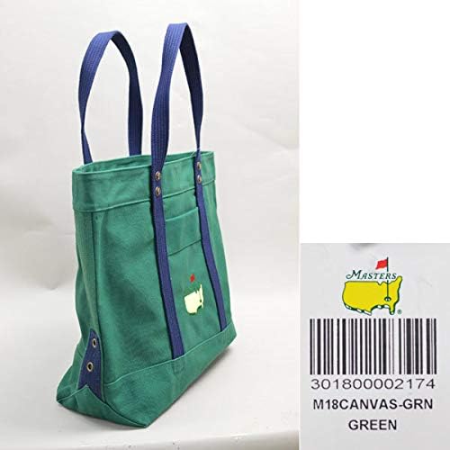 Amazon 19マスターズ公式グッズ トートバッグ 緑 Canvas Tote Green 限定品 タイガーウッズ復活優勝 現地直接買い付け おもちゃ ホビー