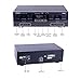 Dual Stereo Cassette Tape Deck – Clear Audio Double Player Recorder System w/ MP3 Music Converter, RCA for Recording, Dubbing, USB, Retro Design – For Standard / CrO2 Tapes, Home Use – Pyle PT659DUthumb 3