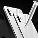 Designed for Samsung Galaxy Note 10 Plus Cases with Tempered Glass Quality Back+TPU Frame Hybrid Shell,Slim Covers,Anti-Drop,White