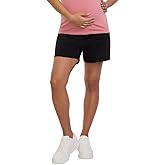 Motherhood Maternity Womens Under The Belly Utility Pregnancy Pocket Shorts
