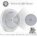 Sycees Motion Sensor LED Night Light, Battery Operated, Stick on Anywhere, Daylight White, 3-Pack