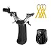 3Z Archery Slingshots Powerful Aluminium Catapult Alloy Professional Flat Band Rubber Adjustable Aiming Point Lamp Hunting Fishing Target Game Outdoor