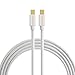 Mini DP to Mini DP Cable,CableCreation Mini DisplayPort to Mini DisplayPort Adapter Converter Compatible MacBook,iMac(2009-2010 Version) Dell U3415W/U2414H AH-IPS/U3014 4K Monitors,6ft/1.8m,White