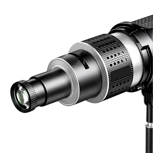 Genérico Foco Cónico Óptico Snoot, Kit de Accesorio Óptico para Proyector de Snoot Bowens con 35 Gobos y 5 Filtros de Color, Compatible con Aputure Amaran Godox Neewer LED Video Speedlite