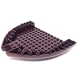 Lego Parts: Boat Hull Brick 16 x 13 x 2 (Dark Brown)