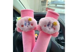 BNTR Car Seat Belt Cover Stocking Stuffers Cute Creative Safety Seatbelt Shoulder Pad Auto Accessory Neck Cushion Protector Seatbelt Shoulder Protector Nice Gift (2-Pack)