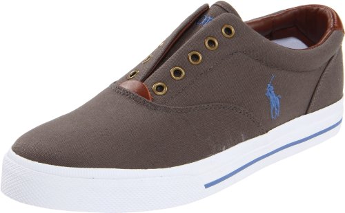 Polo Ralph Lauren Men's Vito Sneaker, Grey, 10 D US