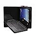 Poetic ASUS Transformer Pad TF701T PU Leather Keyboard Portfolio Stand Case Cover- Black