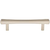 Top Knobs TK812BSN Serene Collection 3-3/4" Juliet Pull, Brushed Satin Nickel