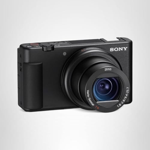 Sony ZV-1 Digital Camera for Content Creators, Vlogging and YouTube with Flip Screen, Built-in Microphone, 4K HDR Video, Touchscreen Display, Live Video Streaming, Webcam Sony ZV-1 Digital Camera for Content Creators, Vlogging and YouTube with Flip Screen, Built-in Microphone, 4K HDR Video, Touchscreen Display, Live Video Streaming, Webcam