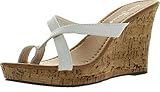 Fashion Focus Womens Alicia-13 Wedge Sandals