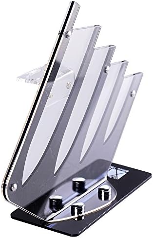 Knife Block Holder Ceramic Beautiful Kitchen Gifts High Grade Acrylic Material Life Feel Very Clean