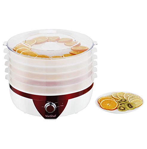 VonShef-Electric-5-Tray-Variable-Temperature-Food-Dehydrator VonShef-Electric-5-Tray-Variable-Temperature-Food-Dehydrator