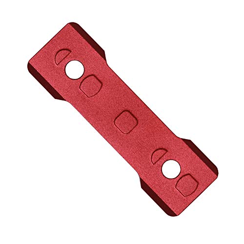 TuFok Mlok Bipod Adapter Mount - Tactical Bipod Mount Adaptor Attachment,fits AR15 M-Lok Rail Handguard,for Harris Sling Stud(Aluminum Red)